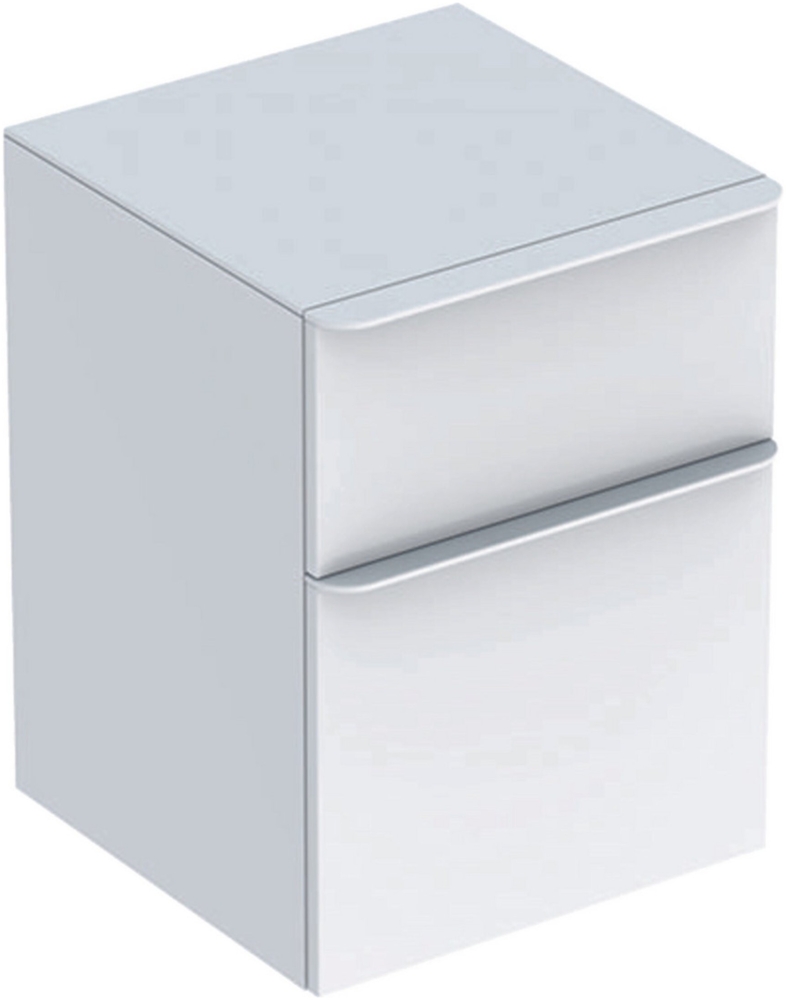 GEBERIT SMYLE SQUARE Seitenschrank 45 cm breit, Weiß, 2 Schubladen Bild 1