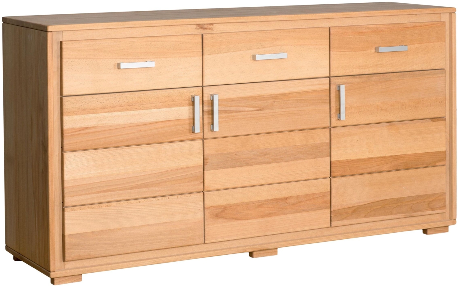 Sideboard Anrichte Genf 3-türig Kernbuche Massivholz geölt Bild 1