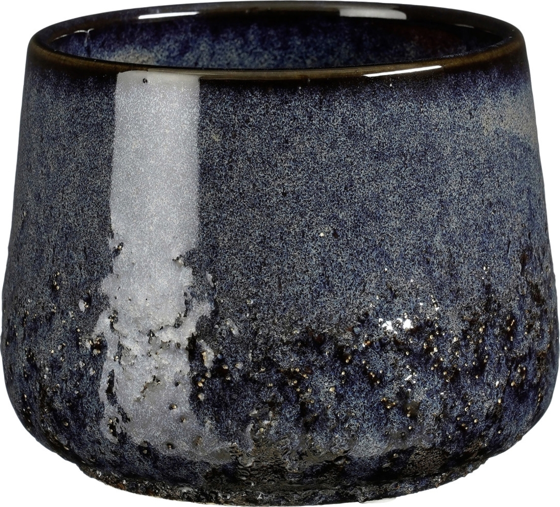 Mica Decorations Topf Mylo ceramic 11 x 13,5 cm blau Bild 1