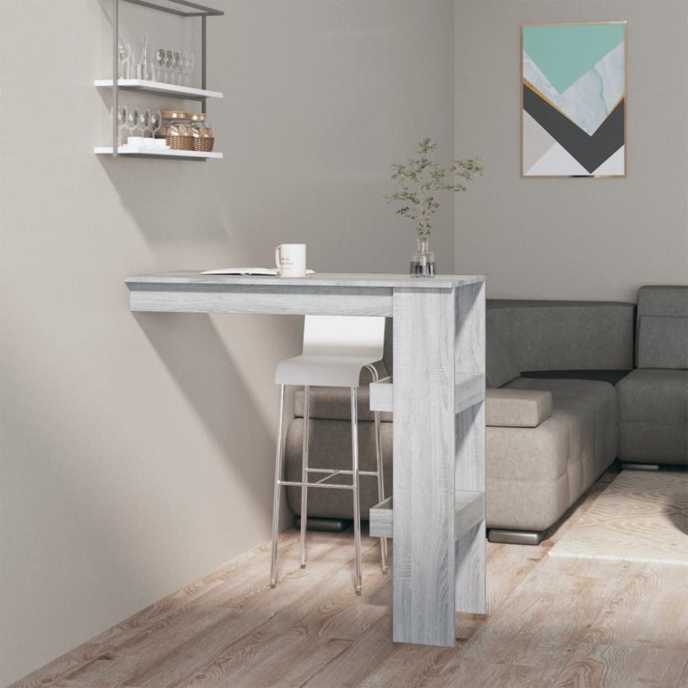 Tresentisch >3013730< (LxBxH: 45 x 102 x 103,5 cm) in Grau Sonoma aus Holzwerkstoff Bild 1