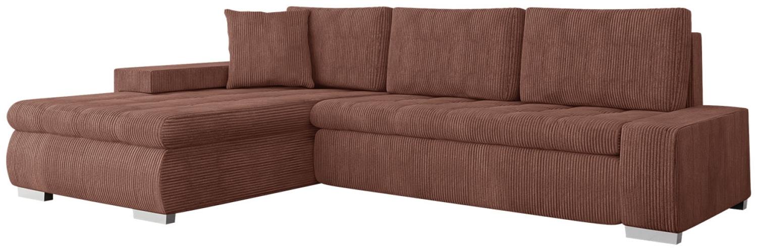 Ecksofa Orkan Mini Cord (Farbe: Poso 29) Bild 1