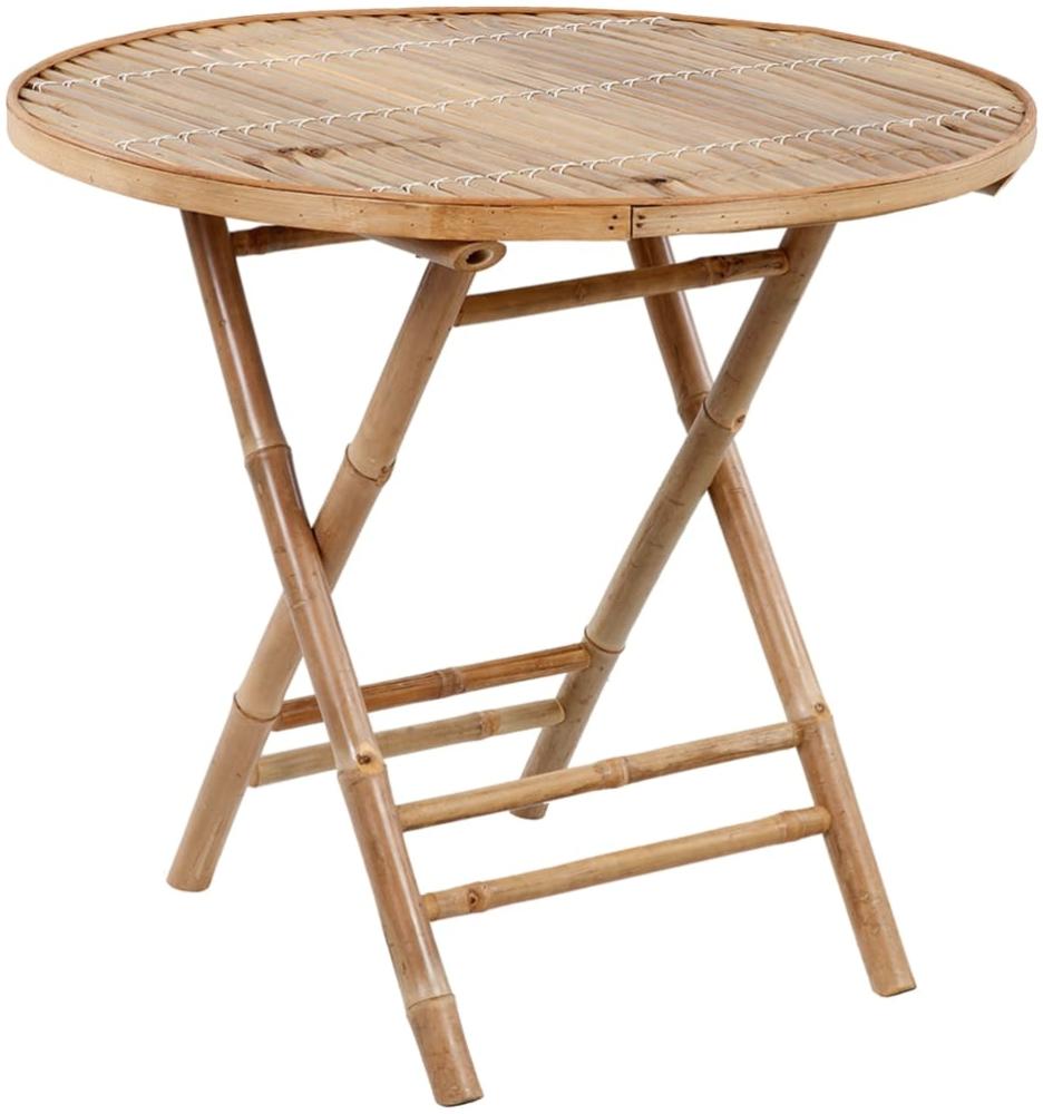 vidaXL 5-tlg. Garten-Essgruppe mit Kissen Klappbar Bambus 3063968 Bild 1