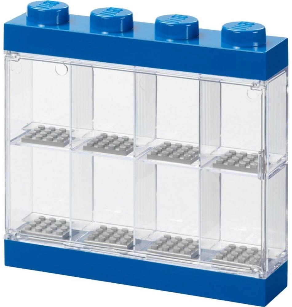 LEGO Vitrine 8 Minifiguren 18 x 19 cm Polypropylen blau Bild 1