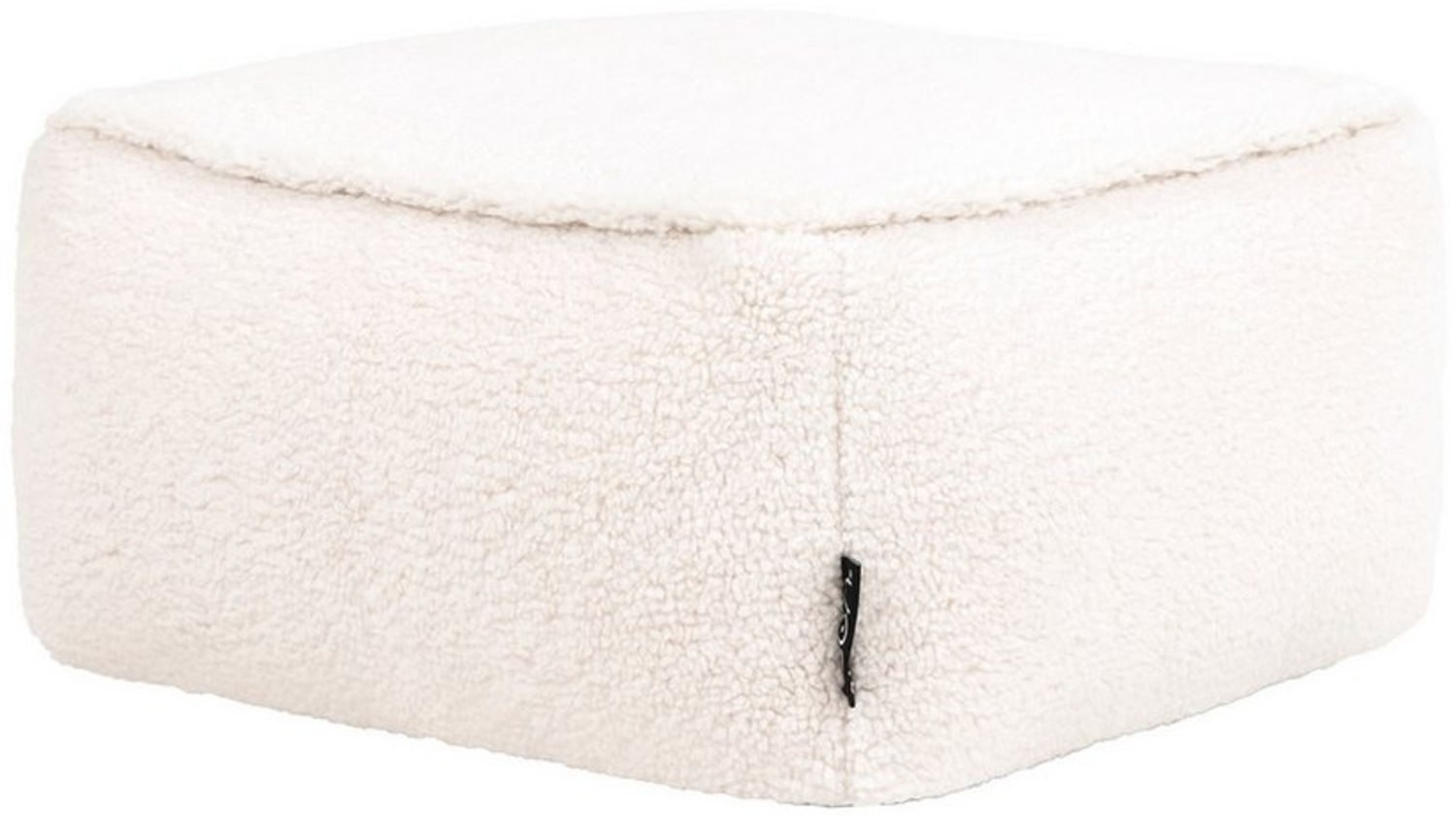 icon Pouf Sitzpouf aus Sherpa Flauschig „Borg“ Bild 1