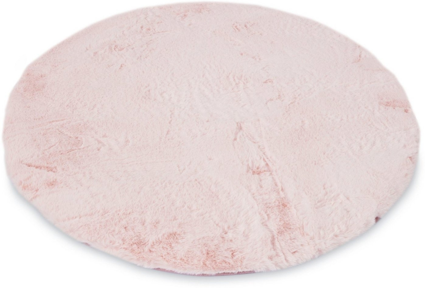 Gino Falcone Fellteppich Kuschelteppich Chiara, rund, Höhe: 30 mm, Kunstfell, Kaninchenfell-Haptik, besonders weicher Langflor Bild 1