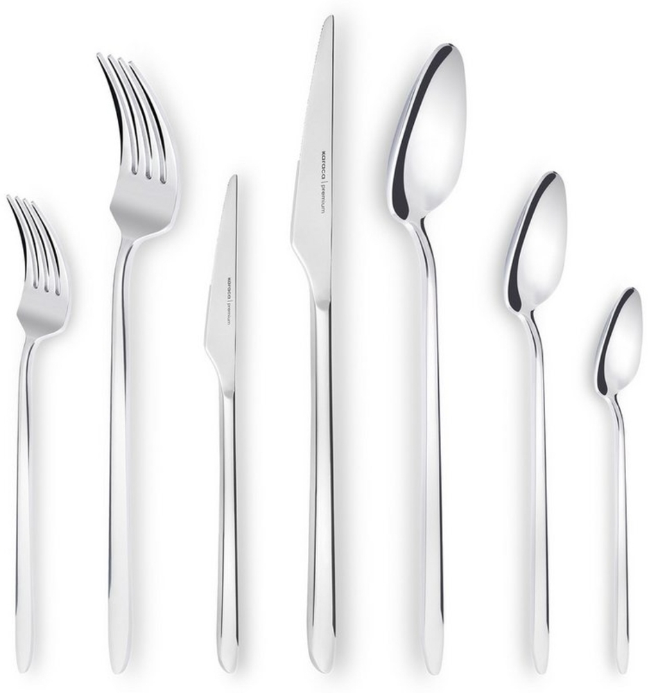 Karaca Besteck-Set Stark 84 Teiliges Für 12 Personen, 316+ Premium, 18/10, Rostfrei Bild 1