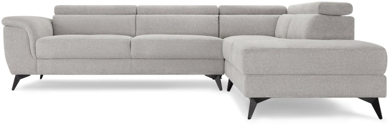 5-Sitzer Ecksofa Rechts Betis Grau Bild 1