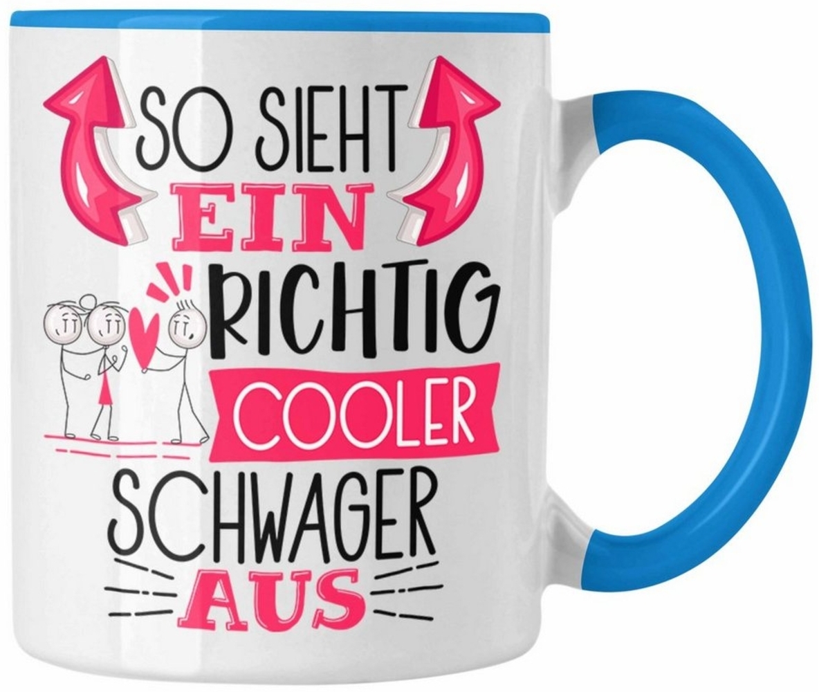 Trendation Tasse So Sieht Ein Richtig Cooler Schwager Aus Geschenk Tasse Lustiger Spru Bild 1