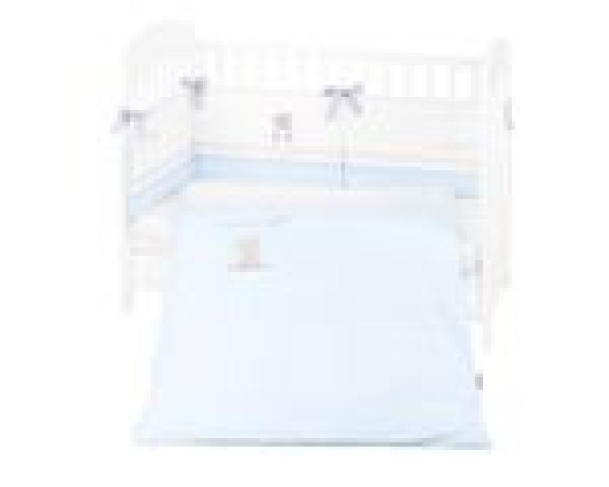 Kikkaboo Babybettwäsche Set Dream Big 3-teilig Decke 135 x 95 für Bett 140 x 70 blau Bild 1