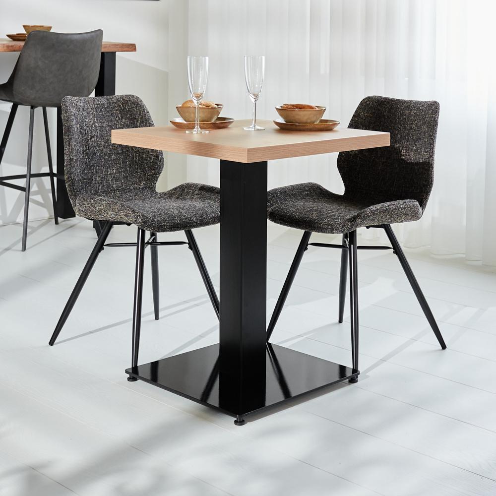 Bistrotisch Robin quadratisch Eiche rustikal 60x60 cm Bild 1
