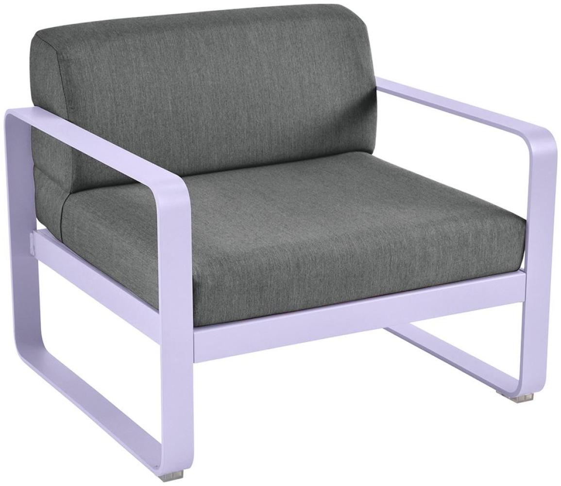 Bellevie Lounge-Sessel Outdoor D1 Marshmallow A3 Graphitgrau Bild 1