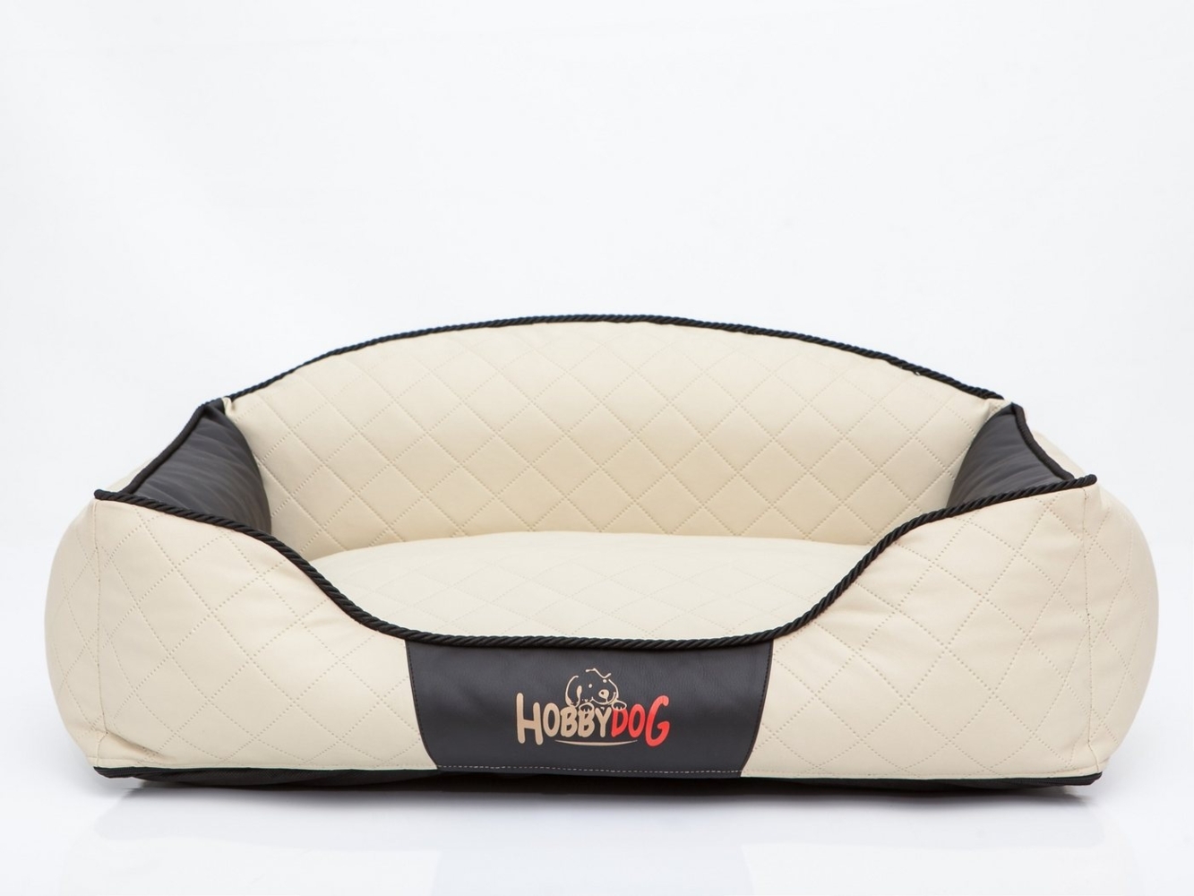 Bjird Tierbett Kunstleder Hundebett Elite, Bezug abnehmbar und waschbar, Hundesofa für kleine und grosse Hunde, Größe: L,XL,XXL Bild 1