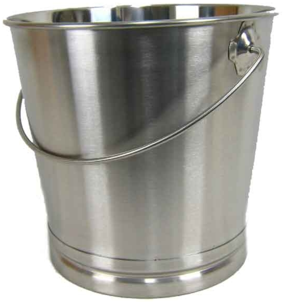 Edelstahl Eimer Kücheneimer 20 Liter mit Skala Bild 1