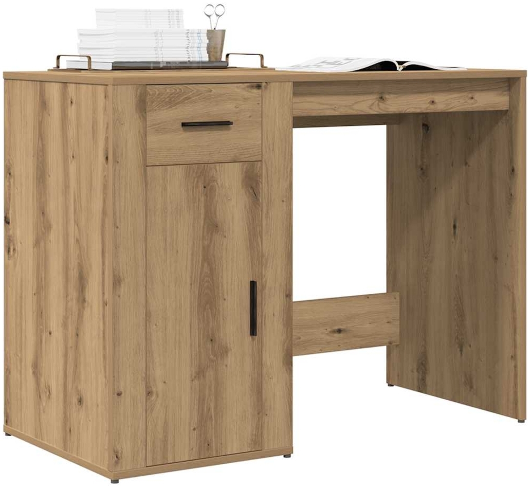 vidaXL Schreibtisch Artisan-Eiche 100 x 49 x 75 cm Holzwerkstoff 857100 Bild 1