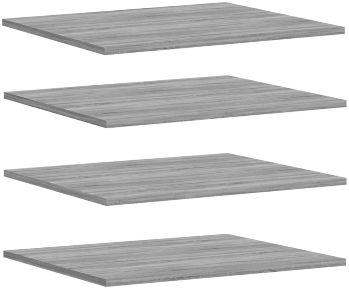 vidaXL Wandregale 4 Stk. Grau Sonoma 60x50x1,5 cm Holzwerkstoff 838251 Bild 1