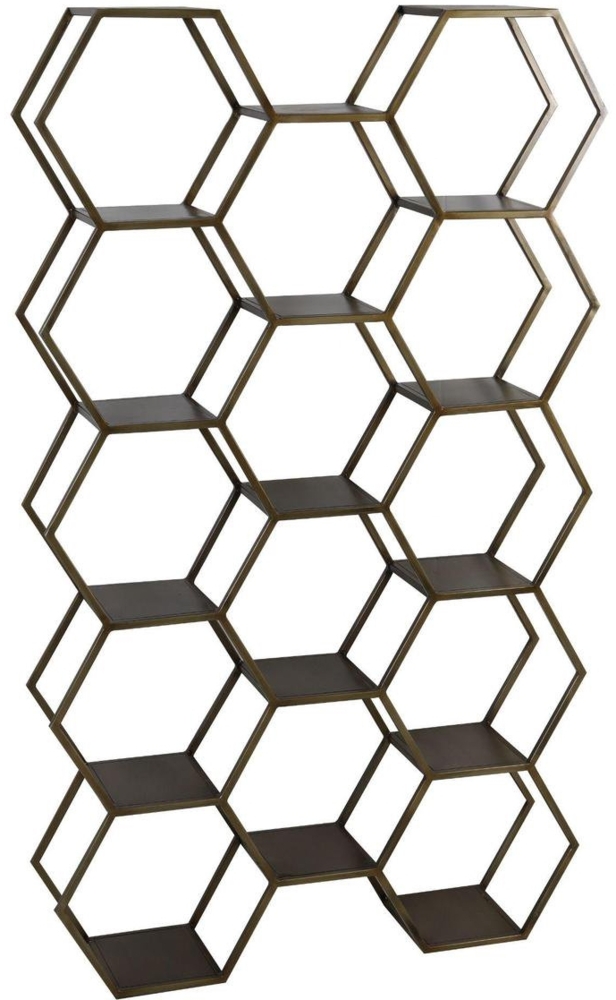 Standregal HUAL von Light & Living 100x24,5x179 cm Antikbronze Metall Bild 1