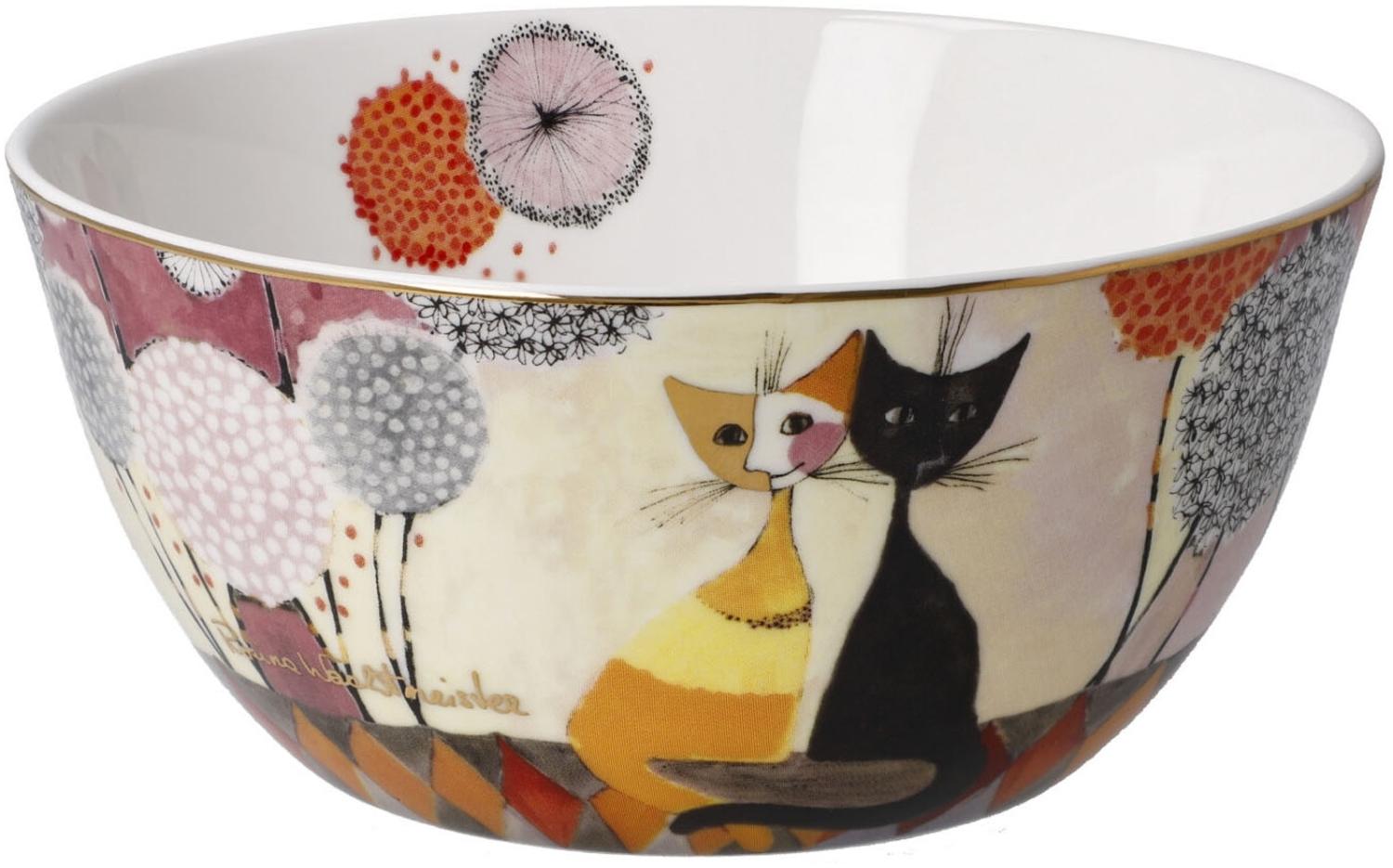 Goebel Schale Rosina Wachtmeister - Soffioni, Dekoschale, Fine Bone China, Bunt, 15 cm, 66861051 Bild 1