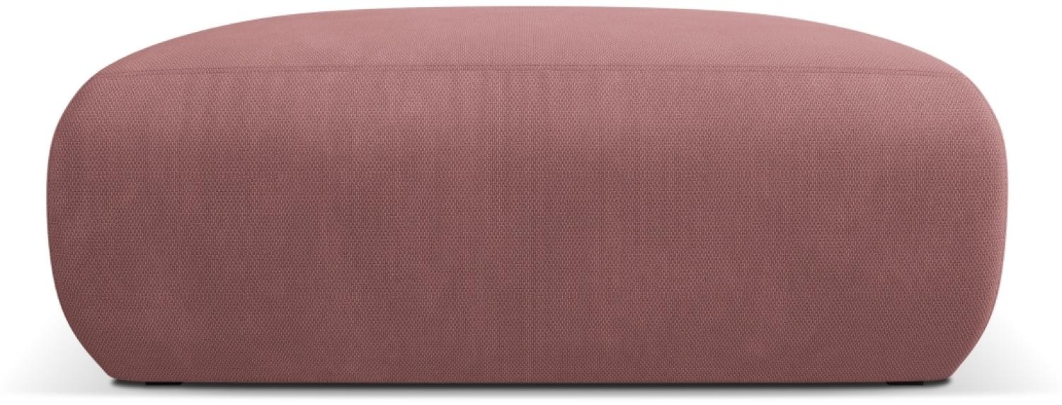 Micadoni Boucle Hocker Molino Large Strukturierter Stoff Rosa Bild 1