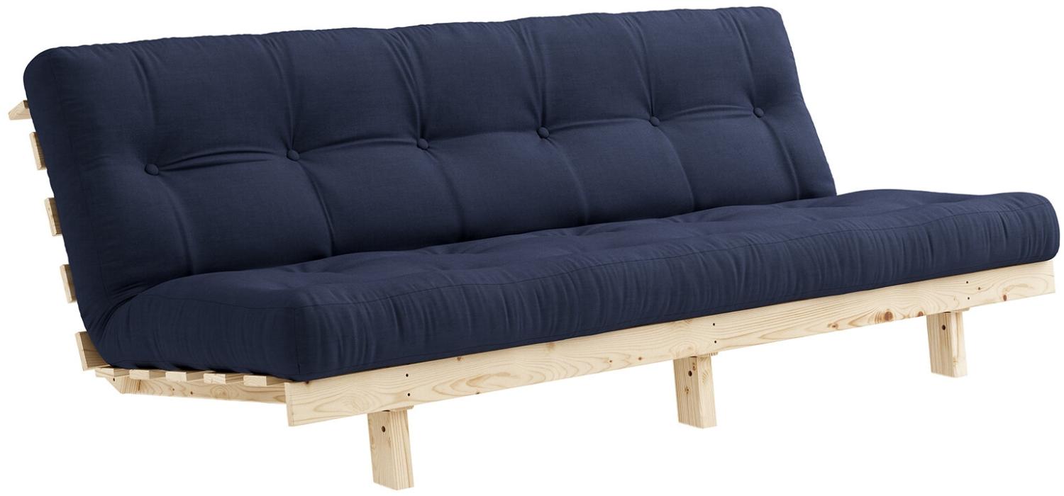 Karup Design LEAN Futonsofa Gestell Natur, Matratze Navy Bild 1