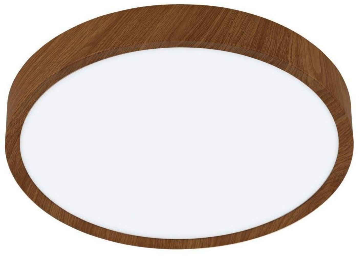 Eglo 98601 Deckenleuchte MUSURITA Holzoptik natur, Kunststoff weiß 14,6W H:6cm Ø:34cm 3000K Bild 1