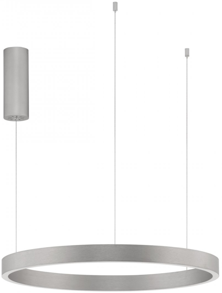 Nova Luce 9345662 ELOWEN LED Pendelleuchte 60cm 3000K Silber gebürstet dimmbar Bild 1