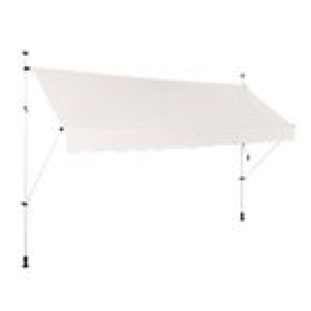 Strattore Balkonmarkise / Klemmmarkise Sonnenschutz Beige 350 x 120 cm Bild 1