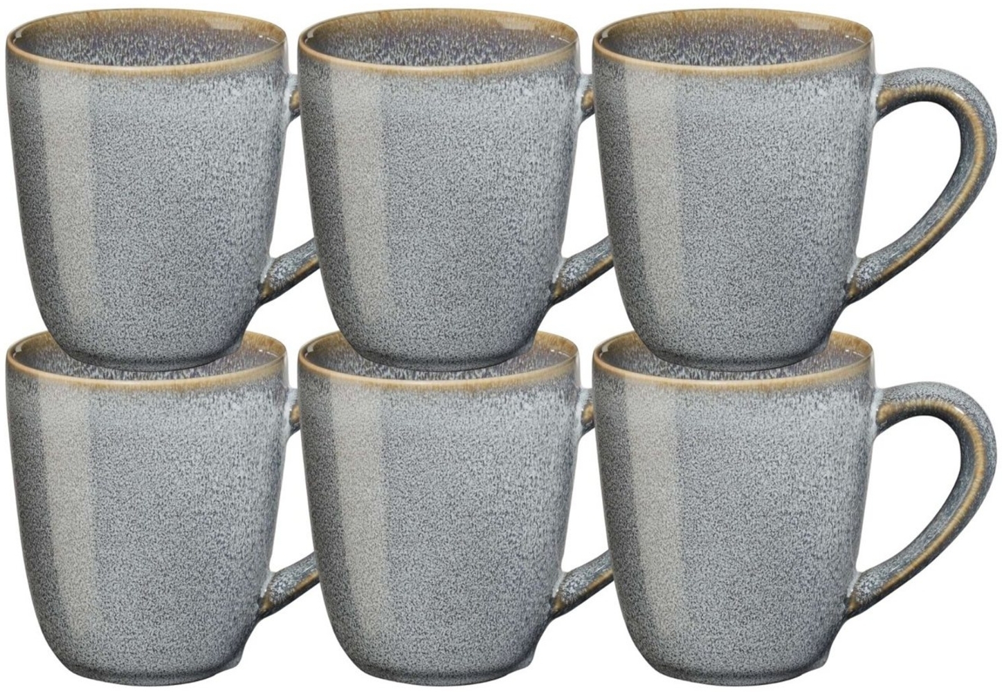 ASA SELECTION Geschirr-Set SAISONS Henkelbecher denim 0,25 l Set6, Steinzeug Bild 1
