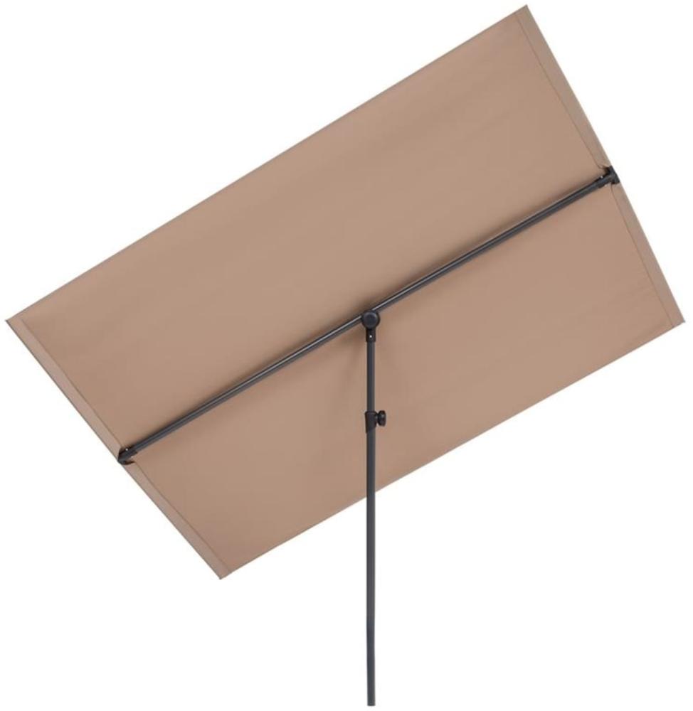 Flex-Shade XL Sonnenschirm 150 x 210 cm Polyester UV 50 taupe Taupe Bild 1