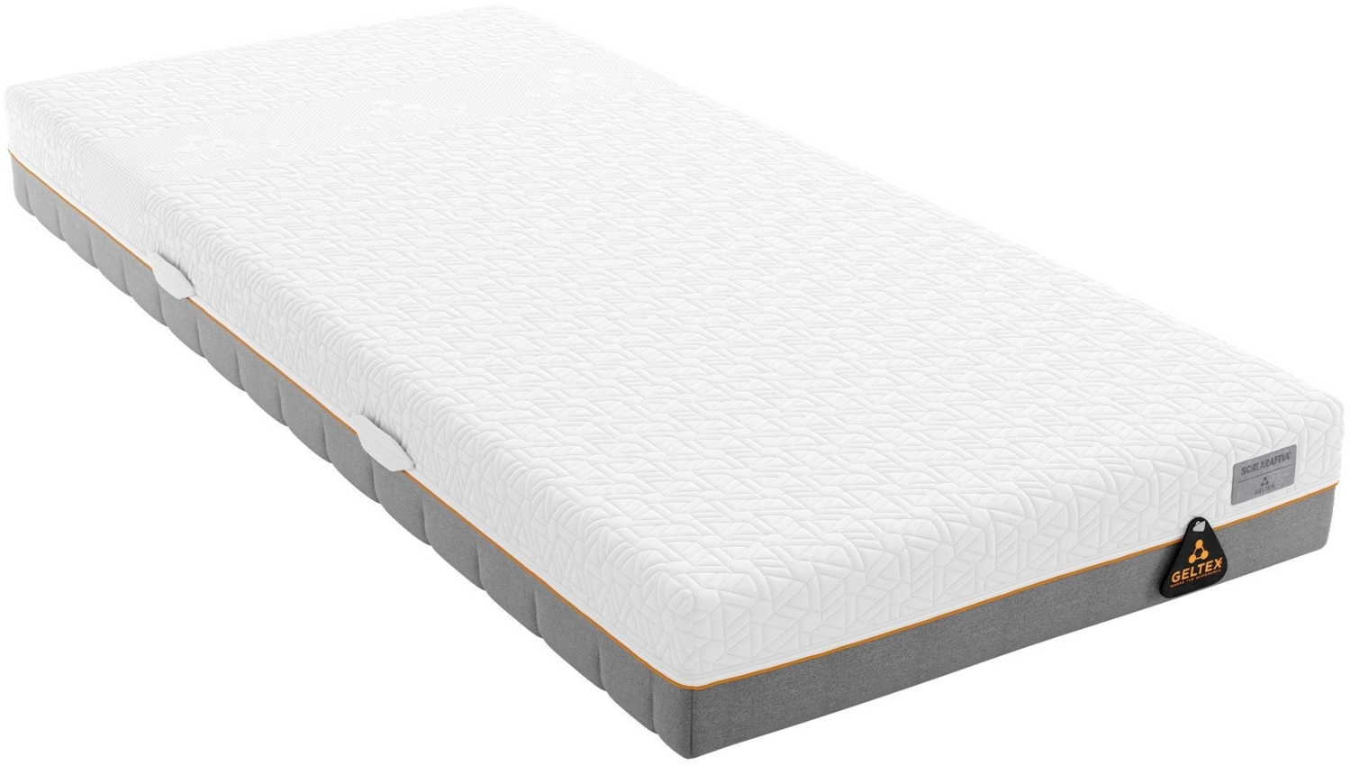 Taschenfederkernmatratze GELTEX Starline Next X7 TFK 100 x 200 cm H3, Grau / Weiß, 100 x 22 x 200 cm Bild 1