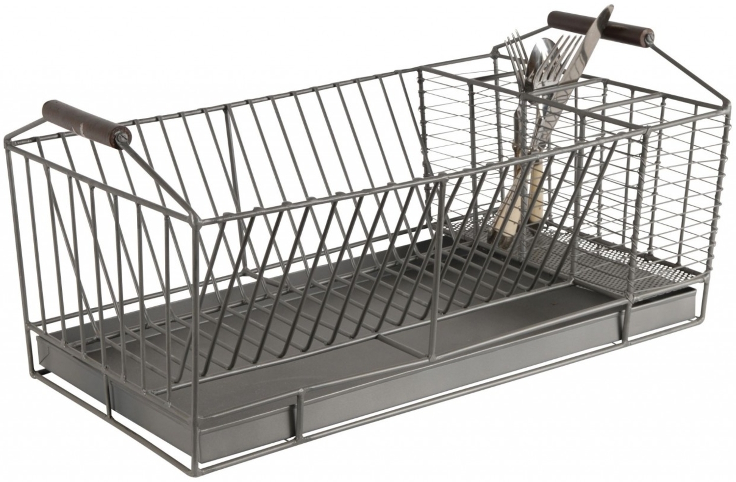 Abtropfgestell Abtropfständer für Geschirr Metall Antic Line DEC8039 Bild 1