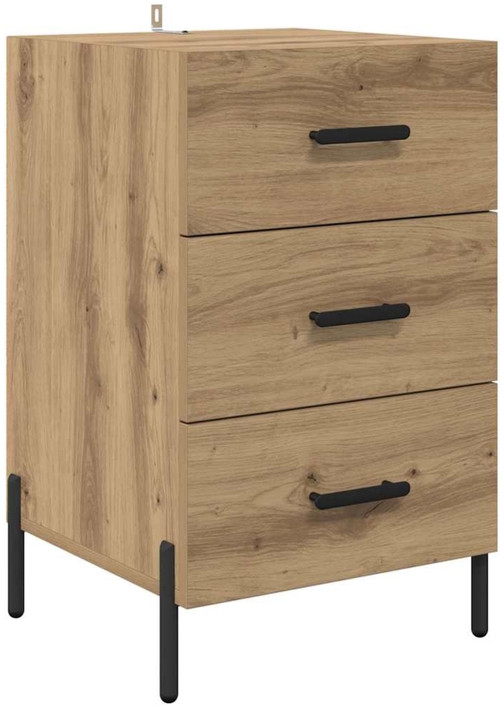 vidaXL Nachttisch Artisan-Eiche 40 x 40 x 66 cm Holzwerkstoff 882126 Bild 1