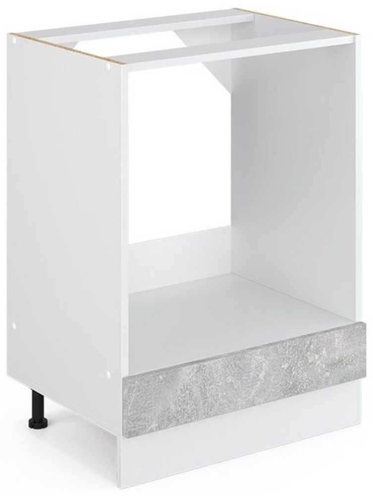 Vicco Küchenschrank R-Line Hängeschrank Unterschrank Küchenzeile Küchenunterschrank Arbeitsplatte, Möbel verfügbar in anthrazit und weiß (Beton ohne Arbeitsplatte, Herdumbauschrank 60 cm) Bild 1