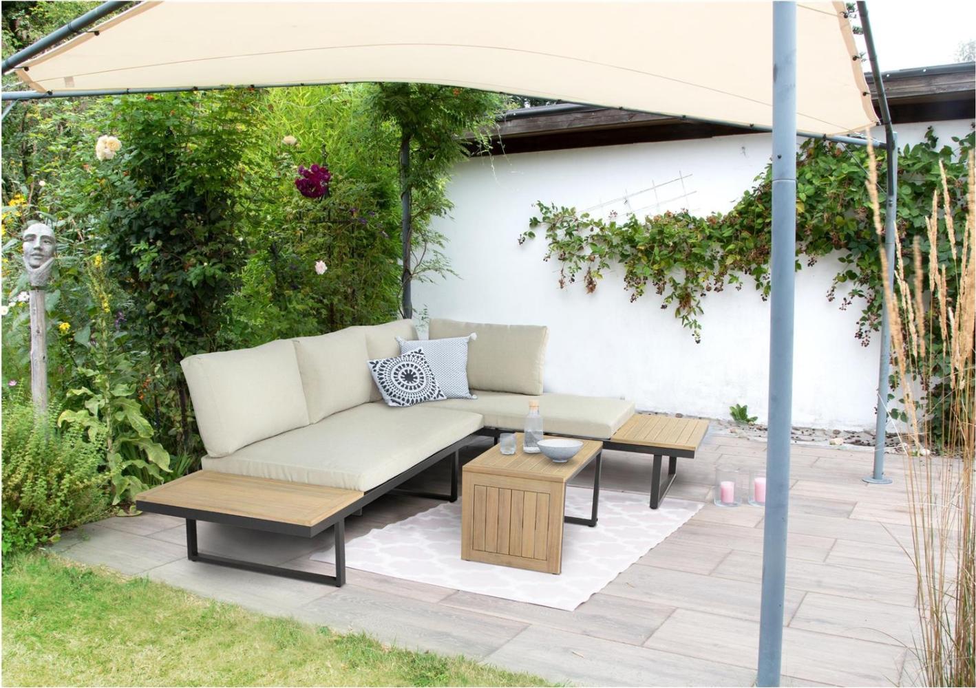 Gartenlounge Ecklounge Set Celano Bild 1