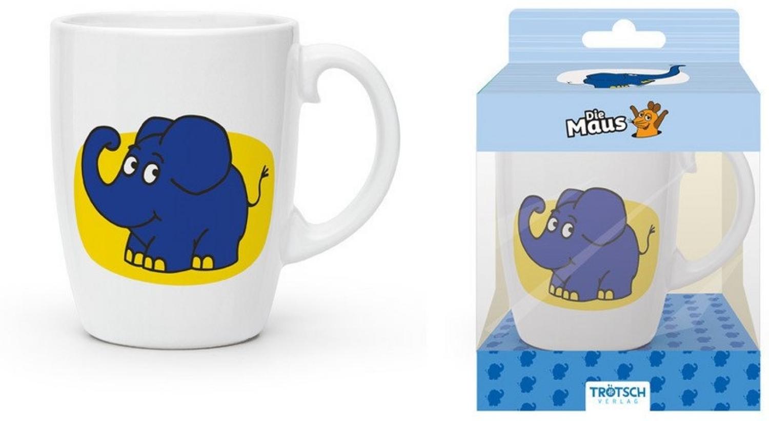 Trötsch Verlag Tasse Trötsch Die Maus Kindertasse Elefant Geschenktasse aus Porzellan Bild 1