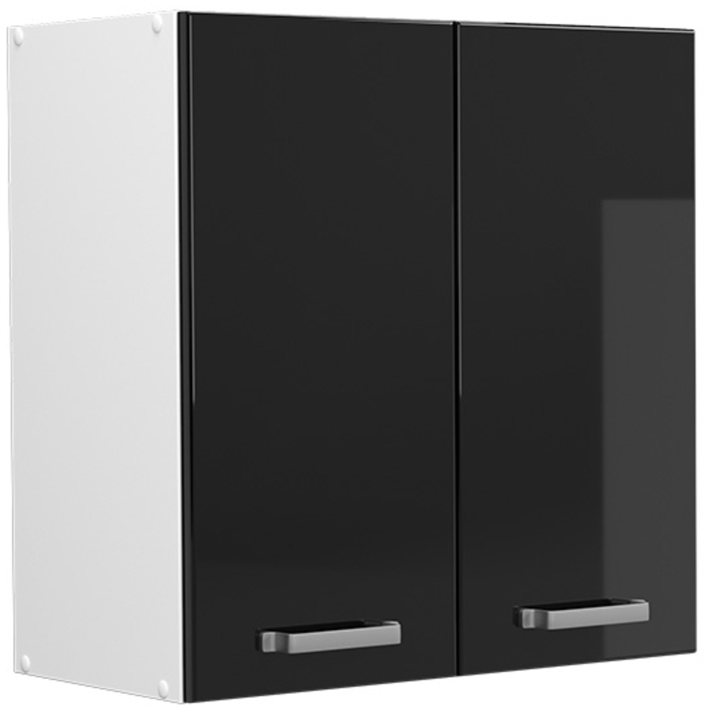 Vicco Hängeschrank Schwarz Hochglanz 60 cm, R-Line Bild 1