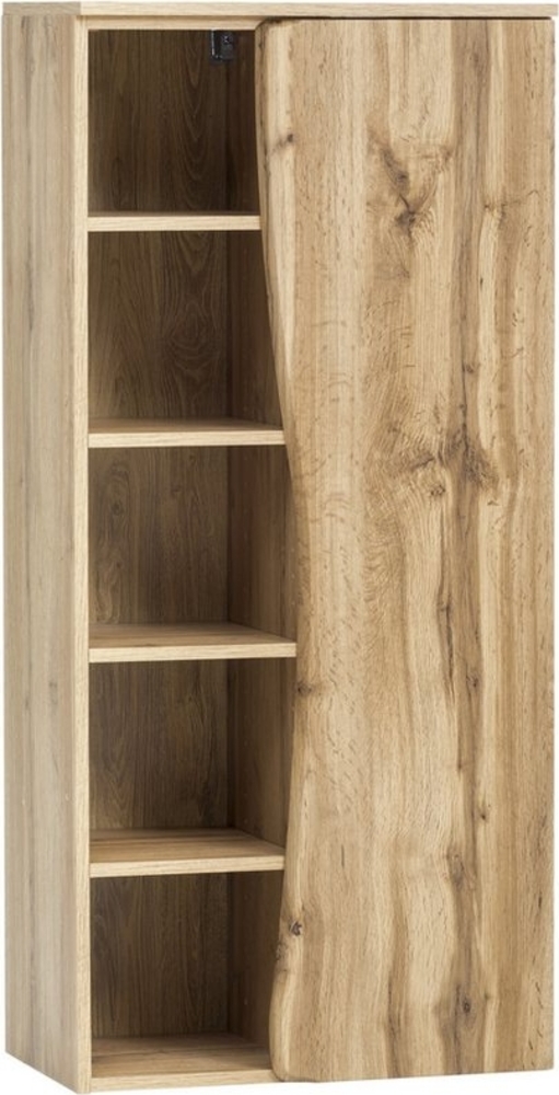 HELD MÖBEL Midischrank aus MDF in wotaneiche mit einer Tür und 8 Einlegeböden (B/H/T: 60x130x35 cm) Bild 1