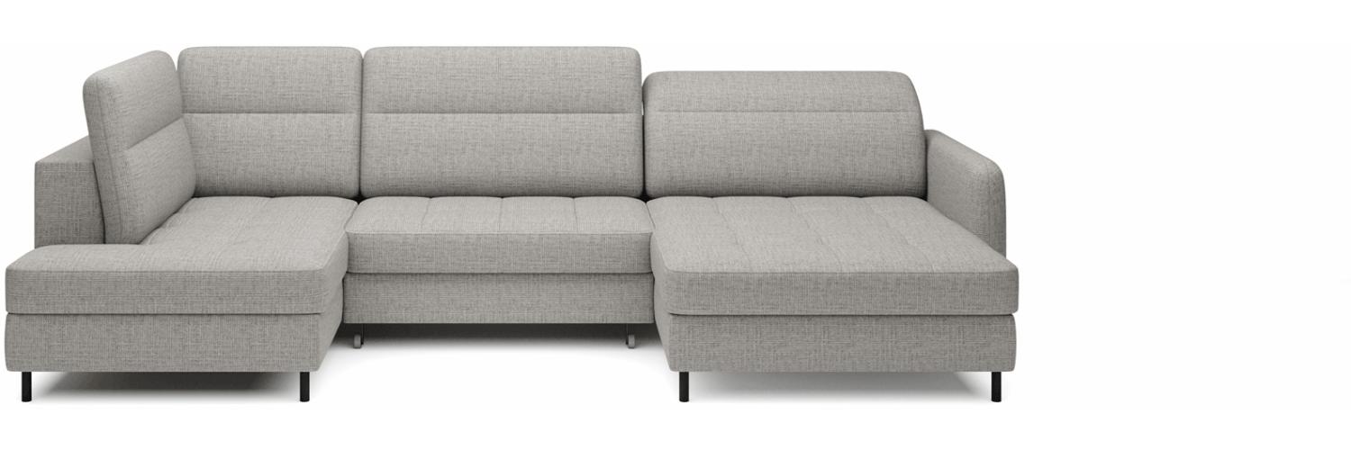 ELTAP 'Berrto' Ecksofa,, Grau meliert, 300x130, Links Bild 1