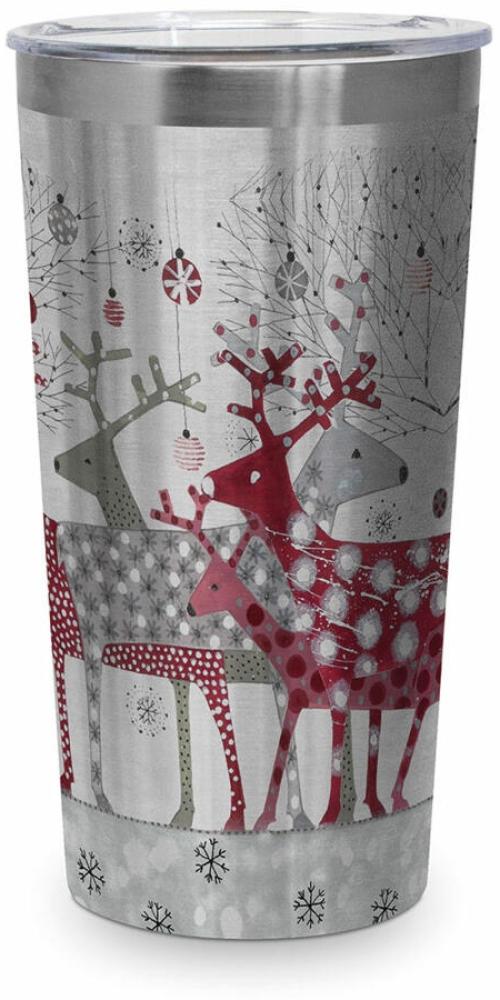 PPD Scandic Christmas Steel Travel Mug, Thermobecher, Coffee To Go, Thermo Becher, Isobecher, 430 ml, 604533 Bild 1