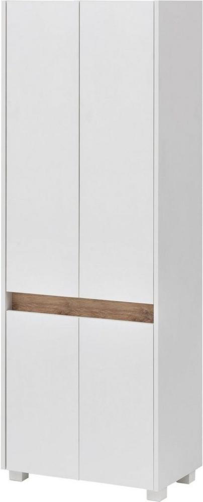 Schildmeyer Hochschrank 701514 Cosmo, 57 x 164,5 x 33 cm (BxHxT), weiß Bild 1