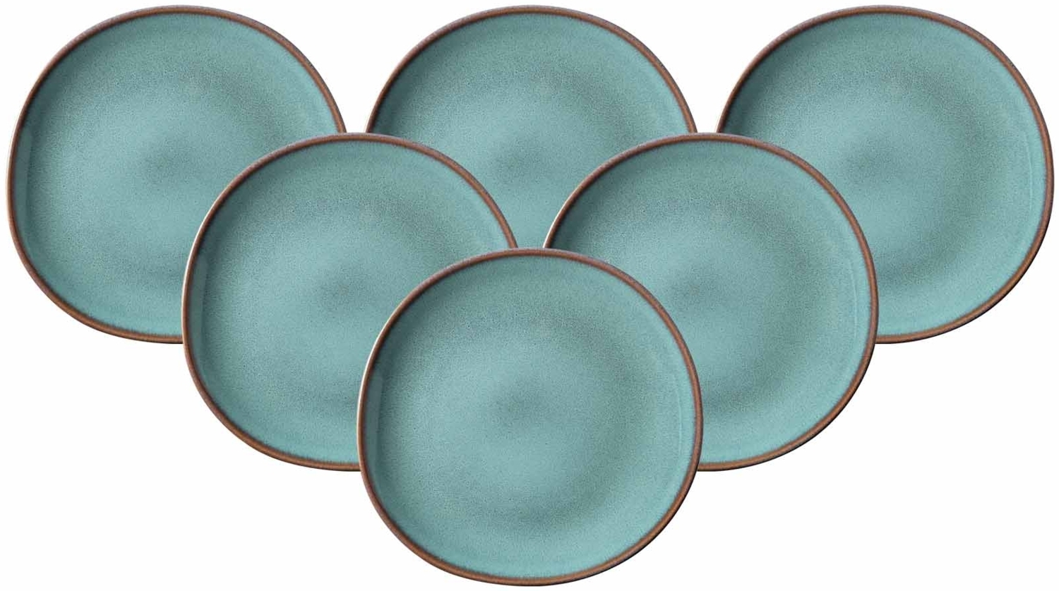 like. by Villeroy & Boch Lave glacé Frühstücksteller ø 23 cm 6er Set Bild 1