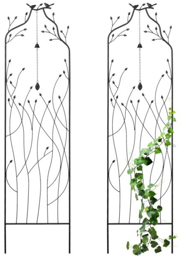 Rankgitter Metall mit Glocke 10050710 Bild 1