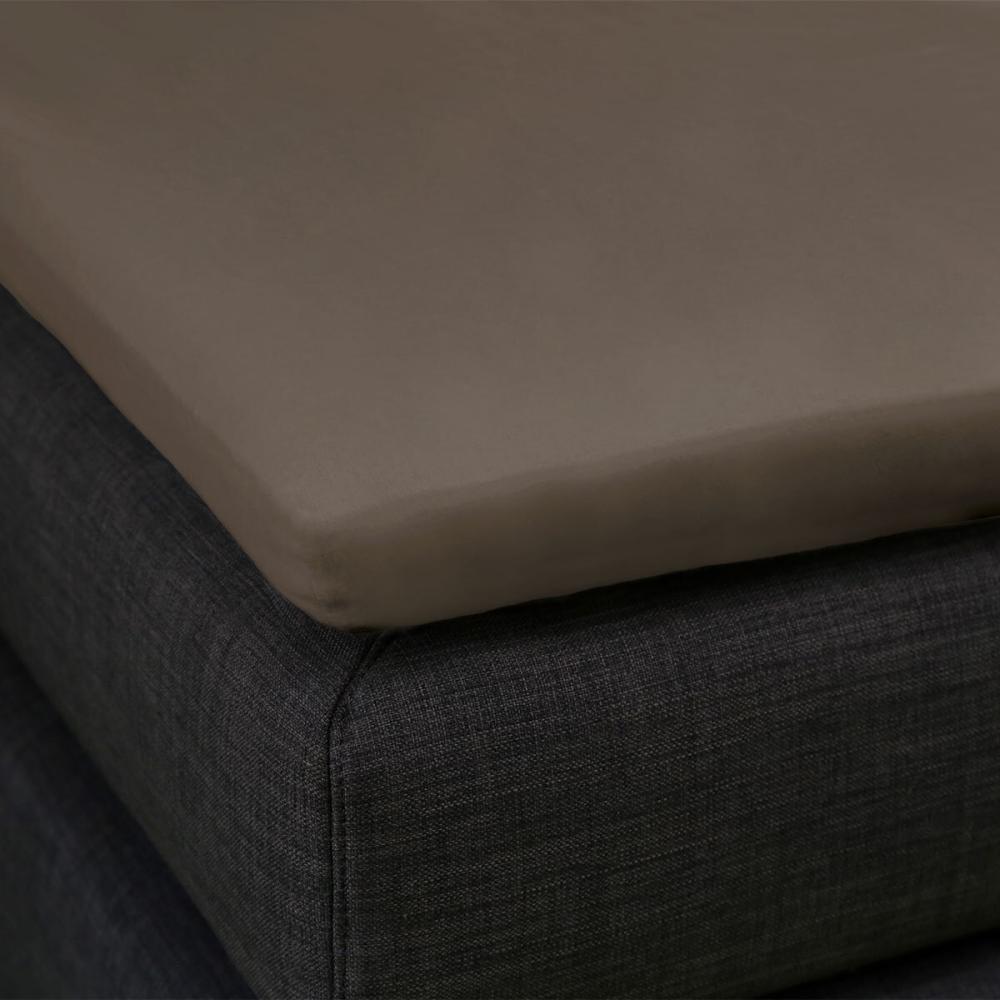 Formesse Bella Donna Topper Spannbetttuch La Piccola|180x200 cm| muskat Bild 1