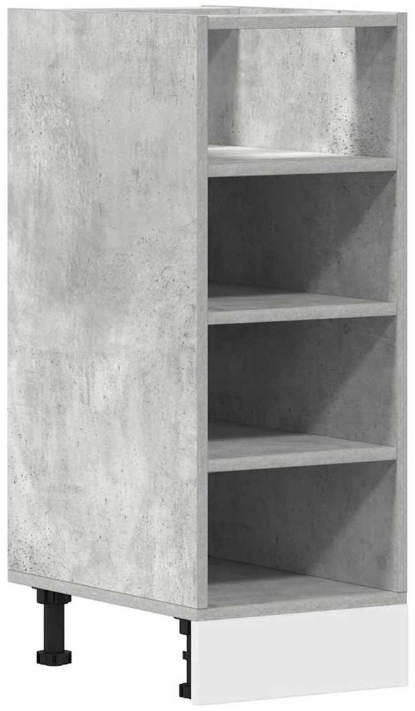 vidaXL Unterschrank Riga Betongrau 30x44,5x81,5 cm Holzwerkstoff 854196 Bild 1