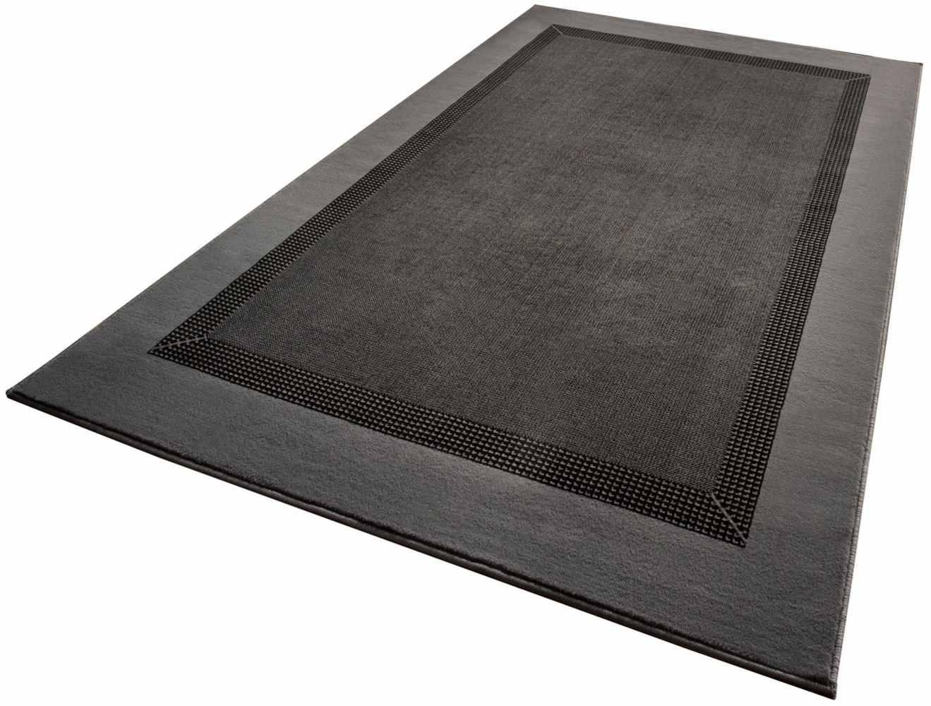 Design Velours Teppich Band Grau 160x230 cm Bild 1