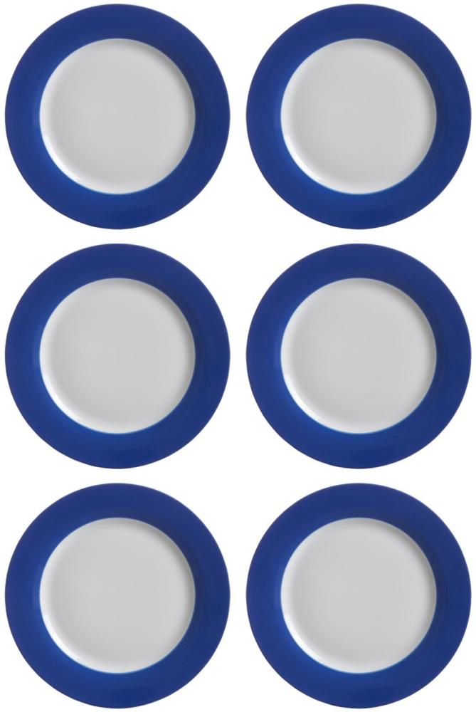 Ritzenhoff & Breker DOPPIO Dessertteller 20 cm indigo blau 6er Set Bild 1
