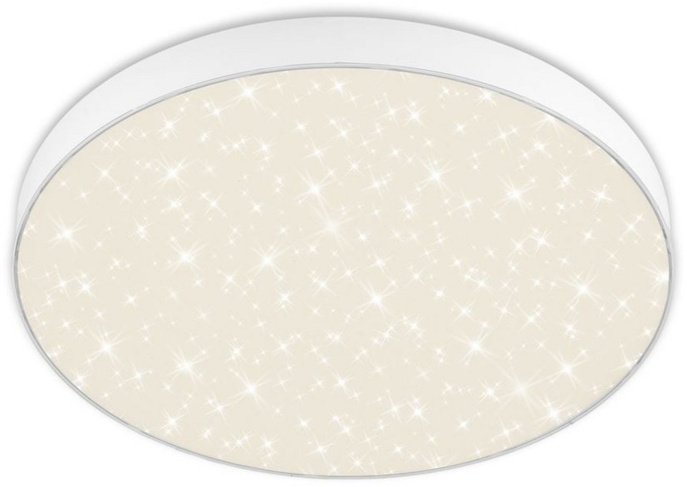 Briloner LED Deckenleuchte Flame Star weiß Ø 38,7 cm mit Sternenhimmel Bild 1