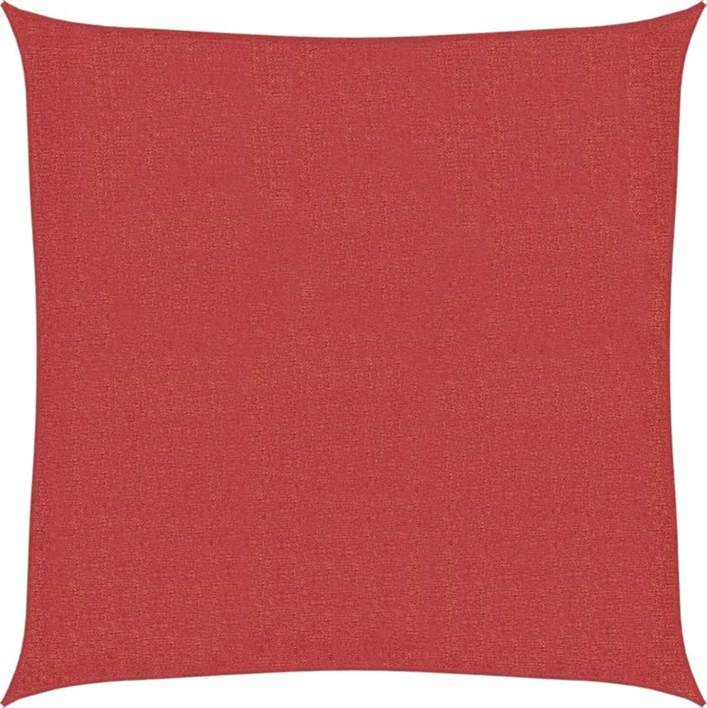 vidaXL Sonnensegel 160 g/m² Rot 7x7 m HDPE 311610 Bild 1