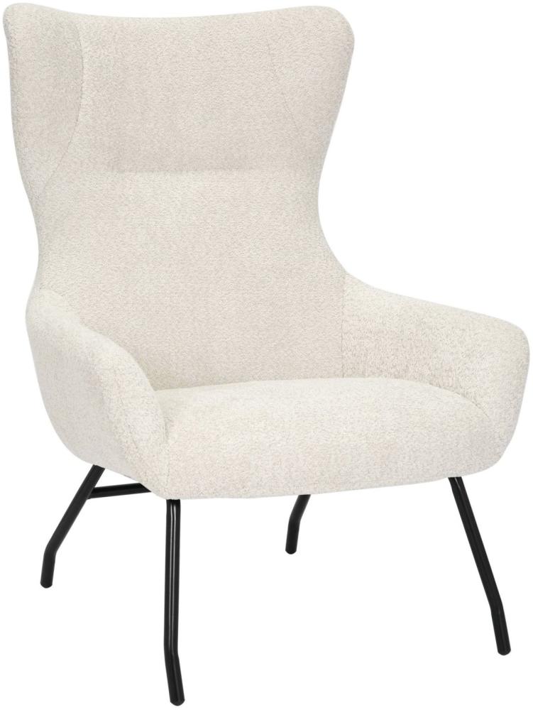 Selsey Suppet - Ohrensessel mit Bouclé-Bezug, beige Bild 1