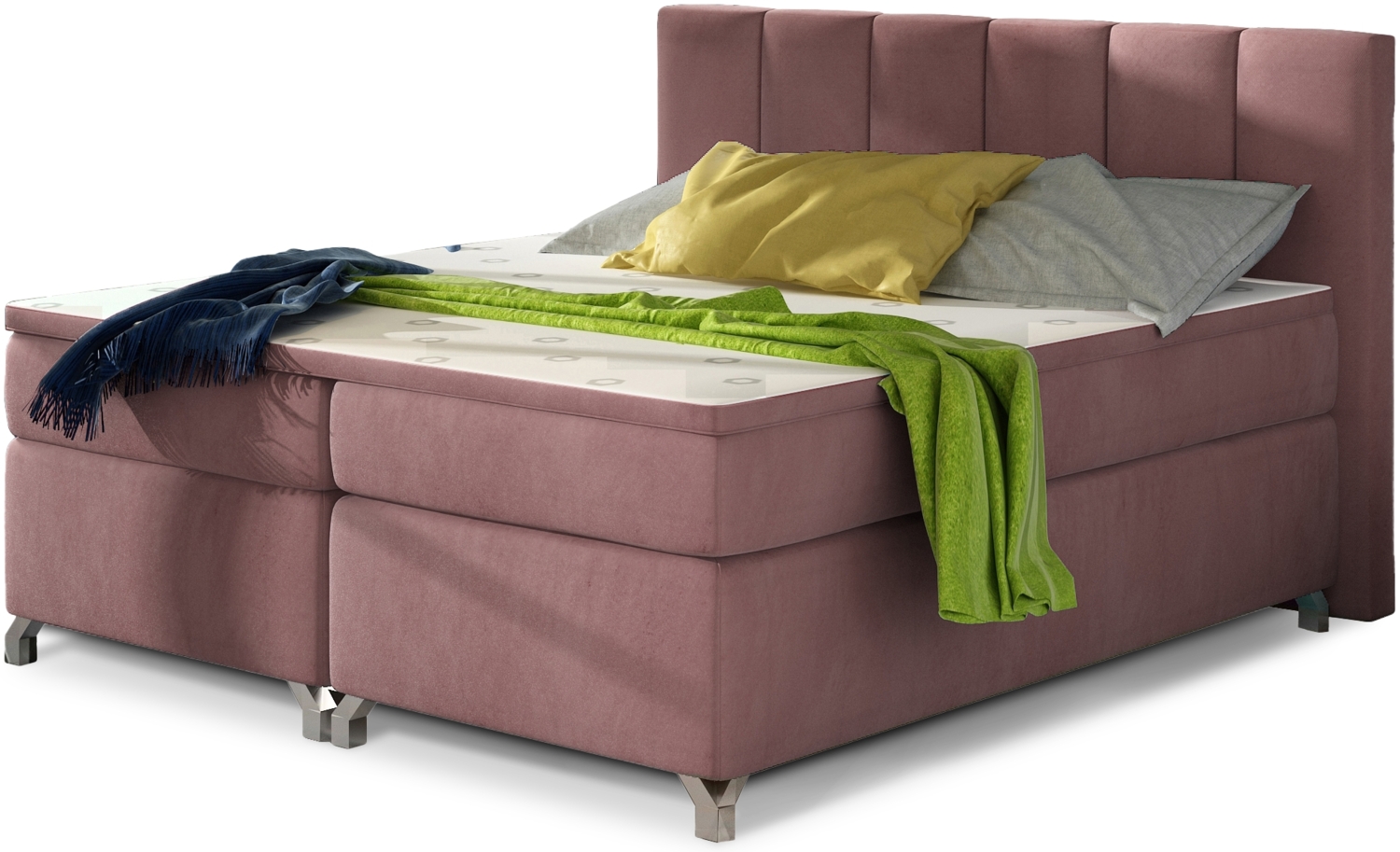 Eltap Basilio Bett (Mat Velvet 63) 160X200 Holzrahmen Bild 1