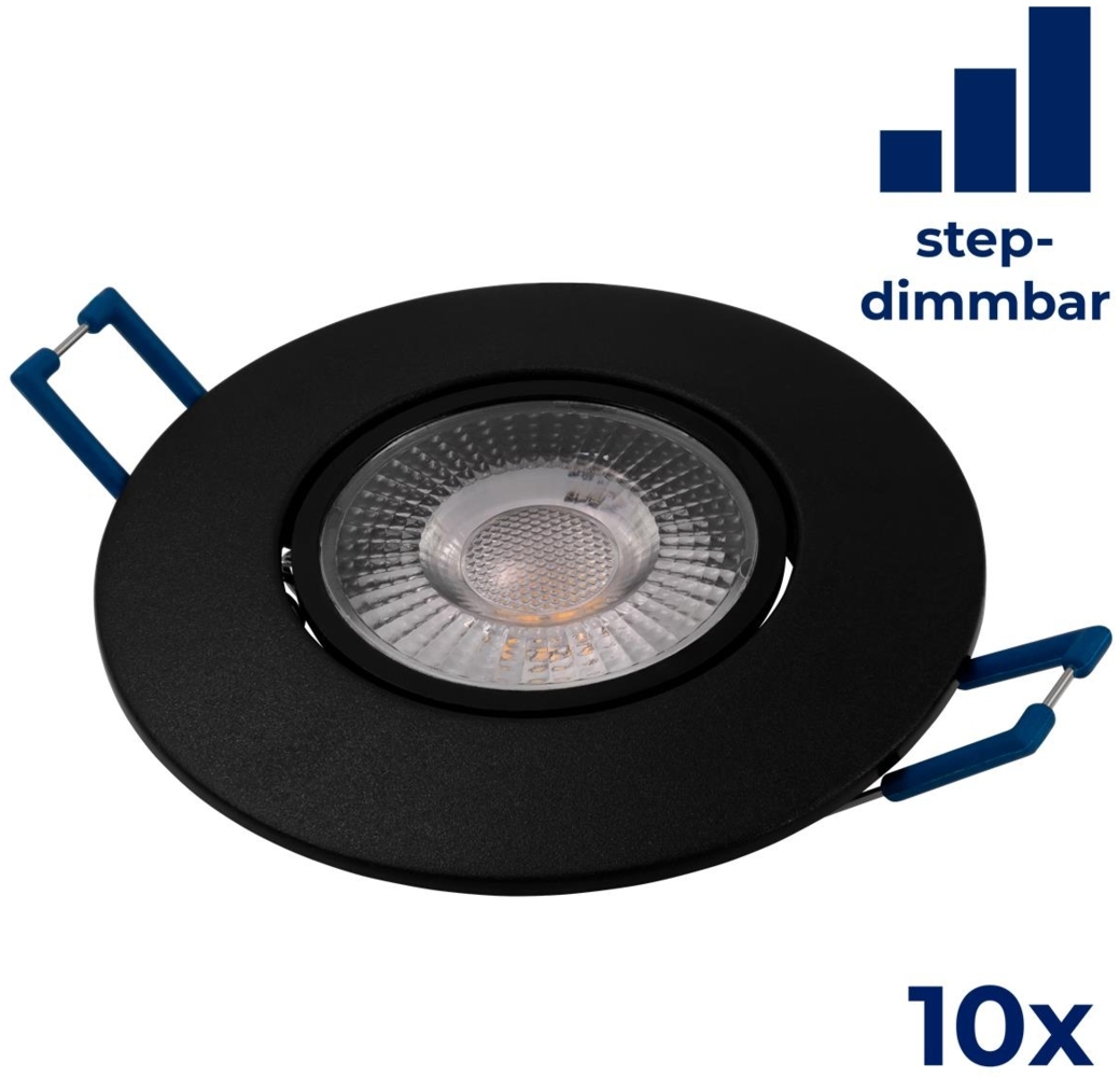 LED-Einbauleuchte McShine ''EL-313D'' 4,5W, 450lm, 3000K, step-dimmbar, 10er-Pack Bild 1